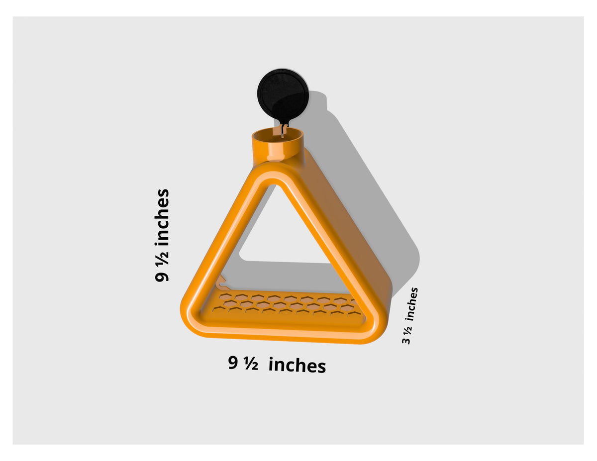 Window Bird Feeder – FROSTO “TriView” | Suction Cup Mount
