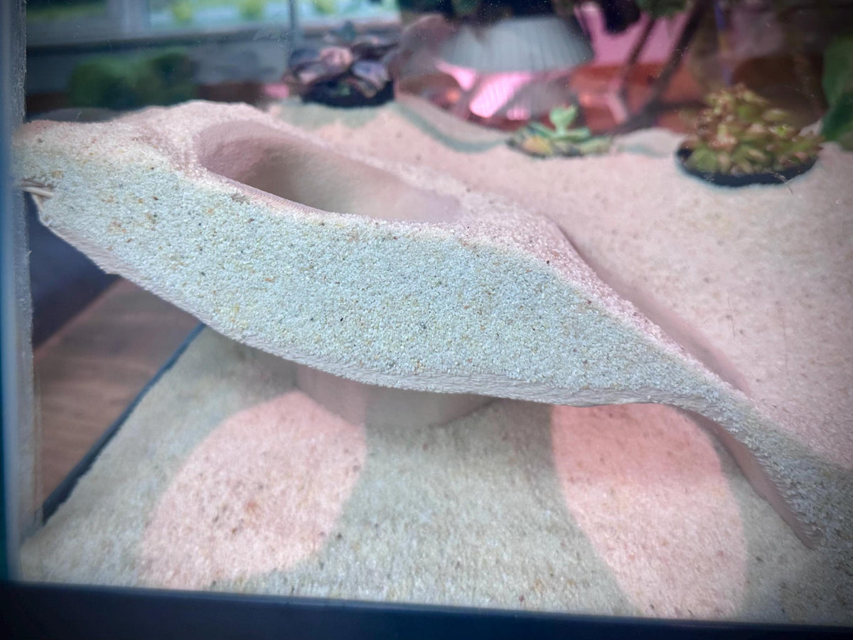Corner Aquarium  Terrarium Cave Hideout – Decorative Shelter for Fish & Reptiles