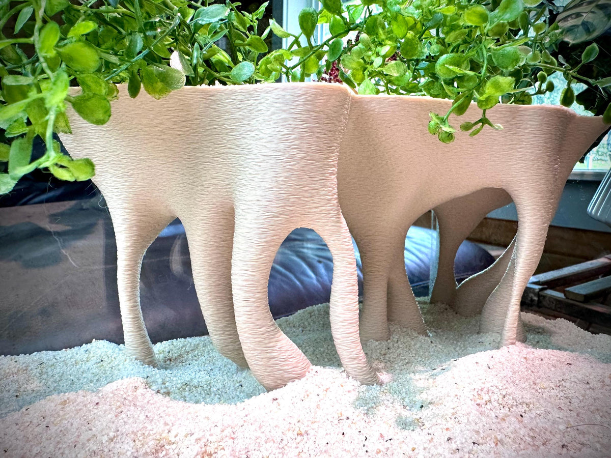 Mangrove-Style Raised Cave Hideout – Aquarium & Terrarium Decor