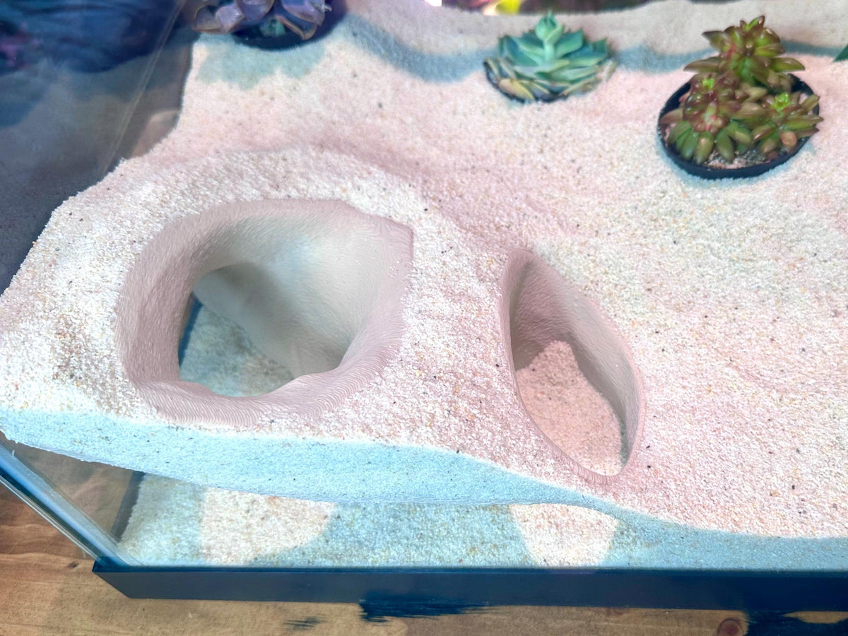 Corner Aquarium  Terrarium Cave Hideout – Decorative Shelter for Fish & Reptiles