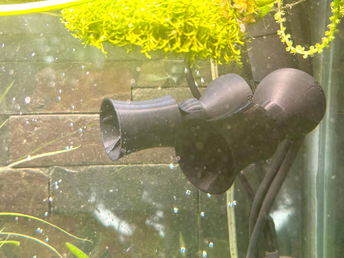Random Flow Nozzles for Fluval FX2, FX4, FX6 (Set of 2 + Adapters) TPU