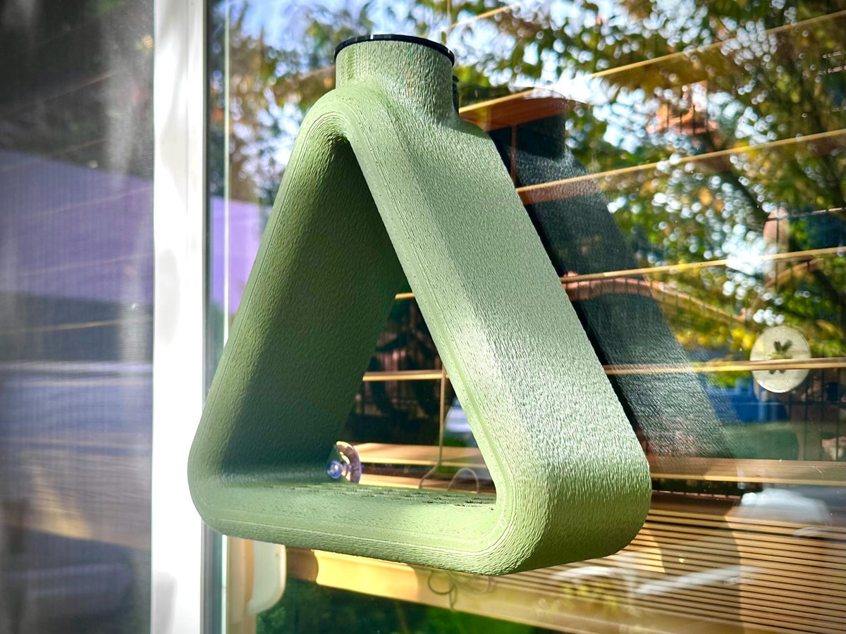 Window Bird Feeder – FROSTO “TriView” | Suction Cup Mount