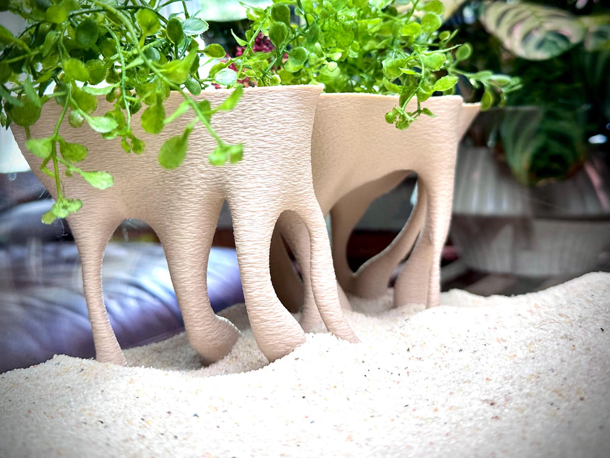 Mangrove-Style Raised Cave Hideout – Aquarium & Terrarium Decor