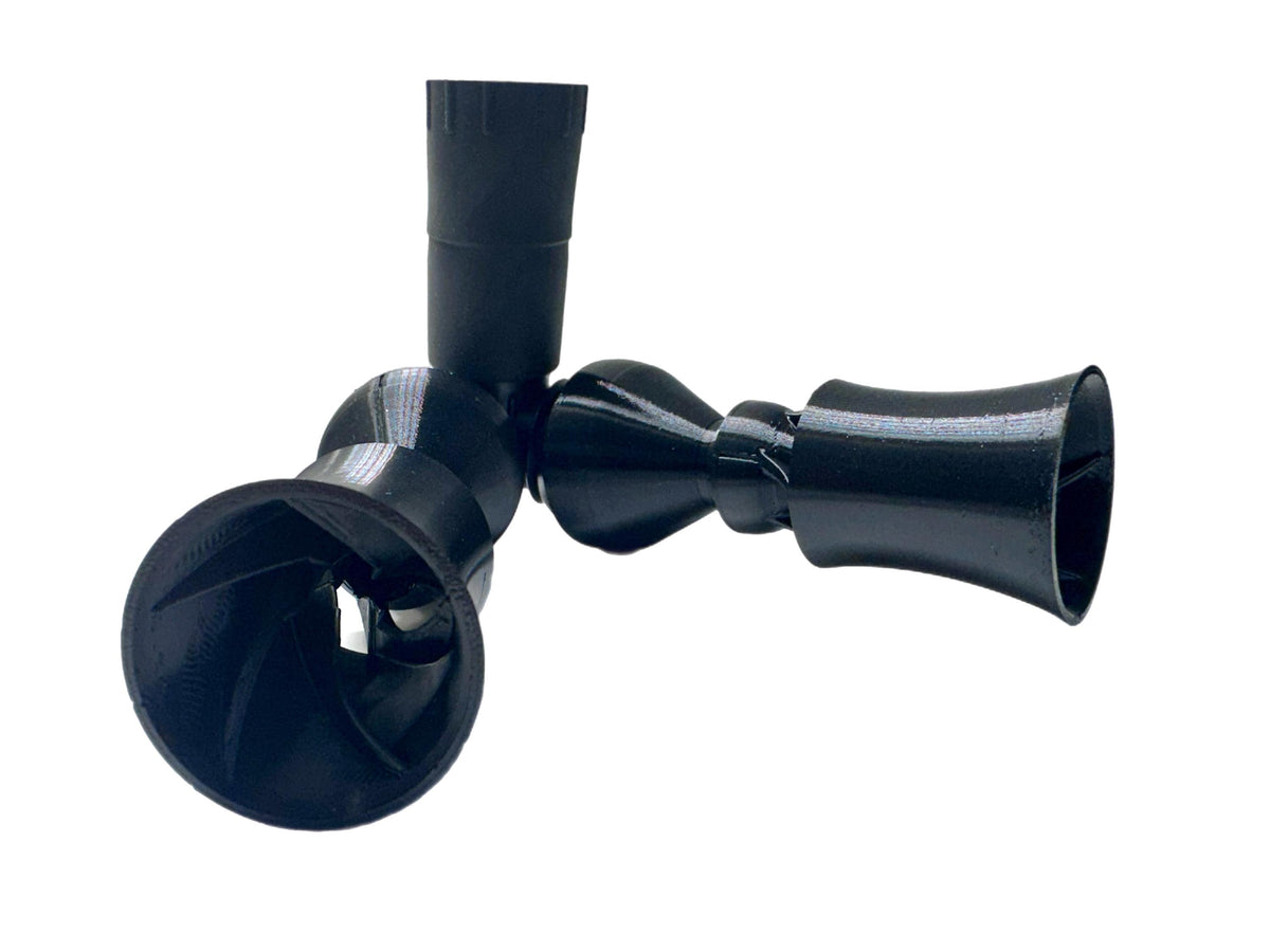 Random Flow Nozzles for Fluval FX2, FX4, FX6 (Set of 2 + Adapters) TPU